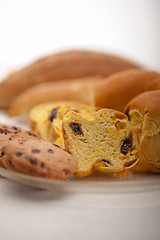 Image showing selection of sweet bread and cookies