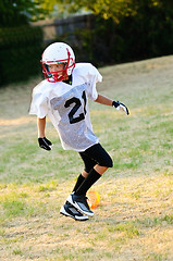 Image showing Youth football player