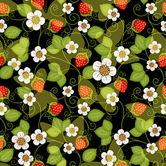 Image showing Seamless spring floral pattern