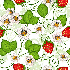 Image showing Seamless spring pattern