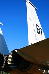 Image showing F-15 Eagle Fighter Tailfins