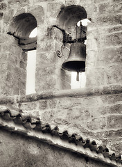 Image showing Church bell, artistic toned photo