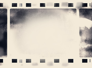 Image showing Grunge film frame with space for text or image