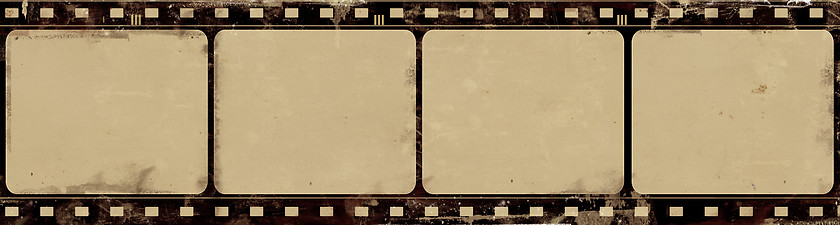 Image showing Grunge film frame with space for text or image