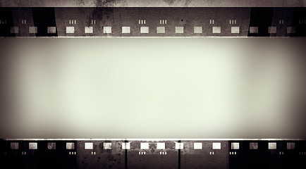 Image showing Grunge film frame with space for text or image