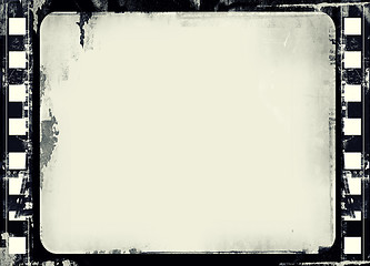 Image showing Grunge film frame with space for text or image