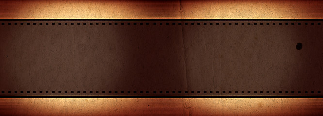 Image showing Grunge film frame with space for text or image