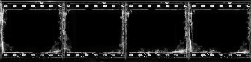 Image showing Grunge film frame with space for text or image