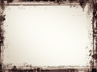 Image showing Grunge retro style frame for your projects