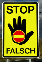 Image showing stop