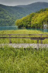 Image showing Wooden bridge