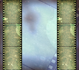 Image showing Grunge film frame with space for text or image