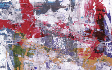 Image showing Abstract mixed media background or texture