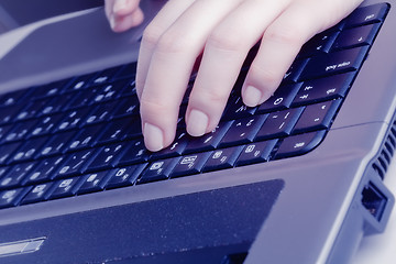 Image showing Typing