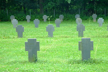 Image showing war cemetery