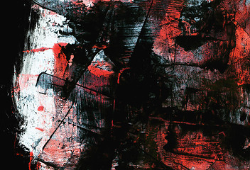 Image showing Abstract mixed media background or texture