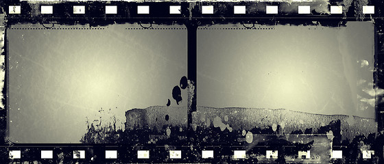 Image showing Grunge film frame with space for text or image