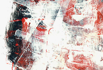 Image showing Abstract mixed media background or texture