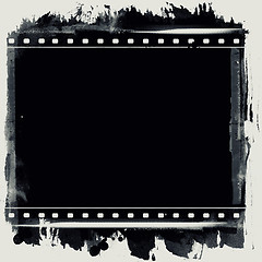 Image showing Grunge film frame with space for text or image