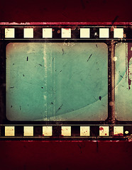 Image showing Grunge film frame with space for text or image