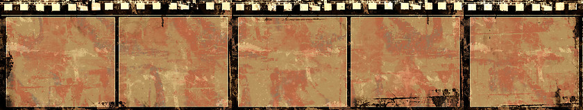 Image showing Grunge film frame with space for text or image