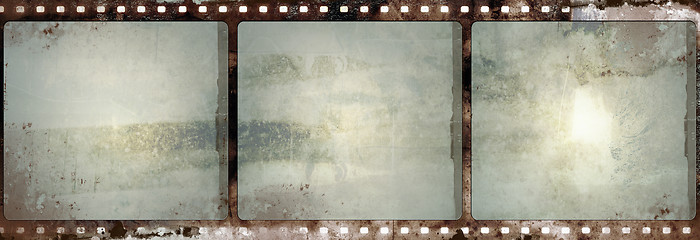 Image showing Grunge film frame with space for text or image