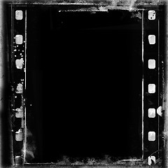 Image showing Grunge film frame with space for text or image