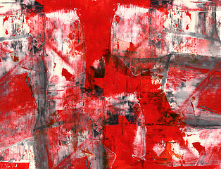 Image showing Abstract mixed media background or texture