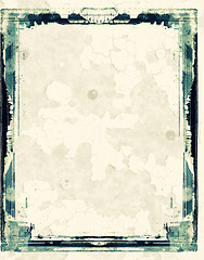 Image showing Grunge retro style frame for your projects