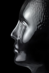 Image showing glass head profile