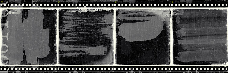 Image showing Grunge film frame with space for your text or image