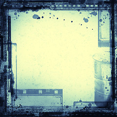 Image showing Grunge retro style frame for your projects