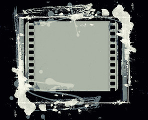 Image showing Grunge film frame with space for your text or image