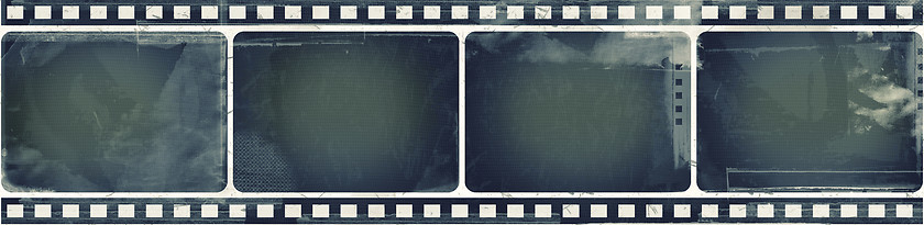 Image showing Grunge film frame with space for your text or image