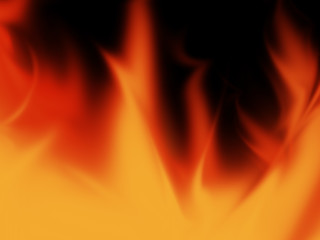 Image showing Fire - Computer designed modern abstract style background