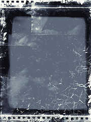 Image showing Grunge film frame with space for your text or image