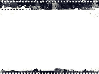 Image showing Grunge film frame with space for your text or image