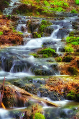 Image showing Beautiful waterfalls at Plitvice Lakes National Park