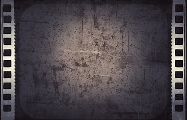 Image showing Grunge film frame with space for your text or image