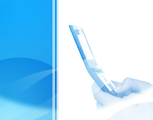 Image showing Abstract background - sms texting