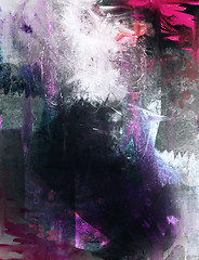 Image showing Grunge textured abstract digital background - collage