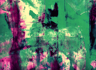 Image showing Grunge collage, watercolor style , great background or texture