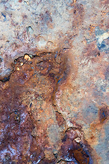 Image showing Grunge metal close up photo , high detail and resolution