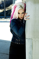 Image showing Punk Gothic Fashion Model