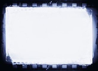 Image showing Grunge film frame with space for your text or image