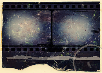 Image showing Grunge film frame with space for your text or image