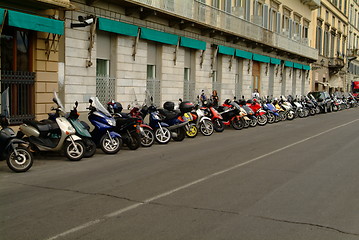 Image showing mopeds