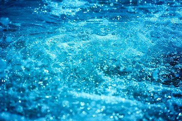Image showing Blue water texture , nice background for your projects
