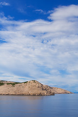 Image showing Nature background, Beautiful rocky Mediterranean coast