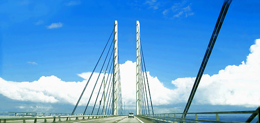 Image showing suspension bridge